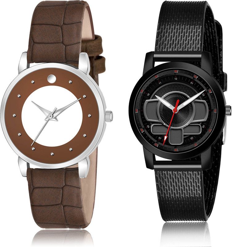Analog Watch - For Girls Modish Wrist 2 Watch Combo For Women And Girls - GM338-(8-L-10)