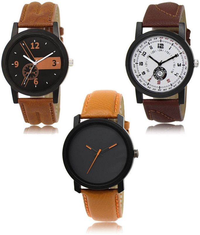New latest Designer Combo of 3 Analog Watch - For Men LR-01-11-20