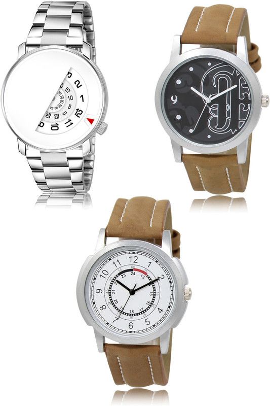 New latest Designer Combo of 3 Analog Watch - For Men 106-14-17
