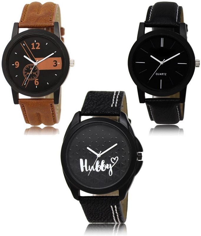 New latest Designer Combo of 3 Analog Watch - For Men -01-05-31