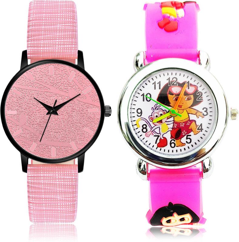 Analog Watch - For Girls New Present 2 Watch Combo For Women And Girls - GM328-GC196
