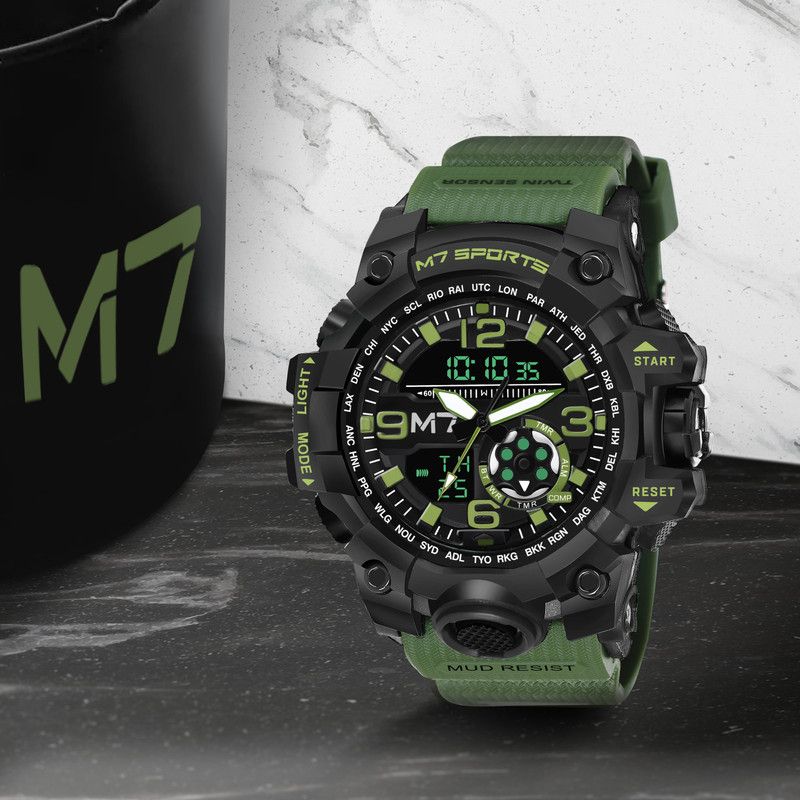 Chronograph Big Billion Days Special Edition Analog-Digital Watch - For Men Green M7-1509