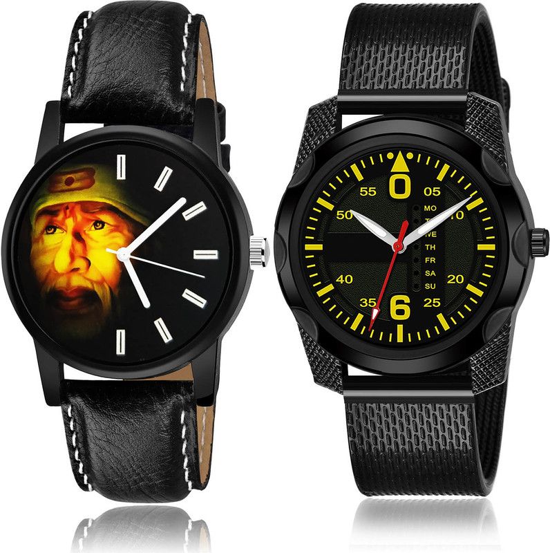 Analog Watch - For Men Best Chronograph 2 Watch Combo For Boys And Men - B123-(23-S-10)