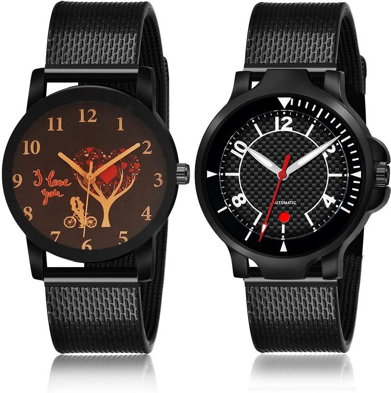 Analog Watch - For Men Classical Traditional 2 Watch Combo For Boys And Men - BRM17-(66-S-10)