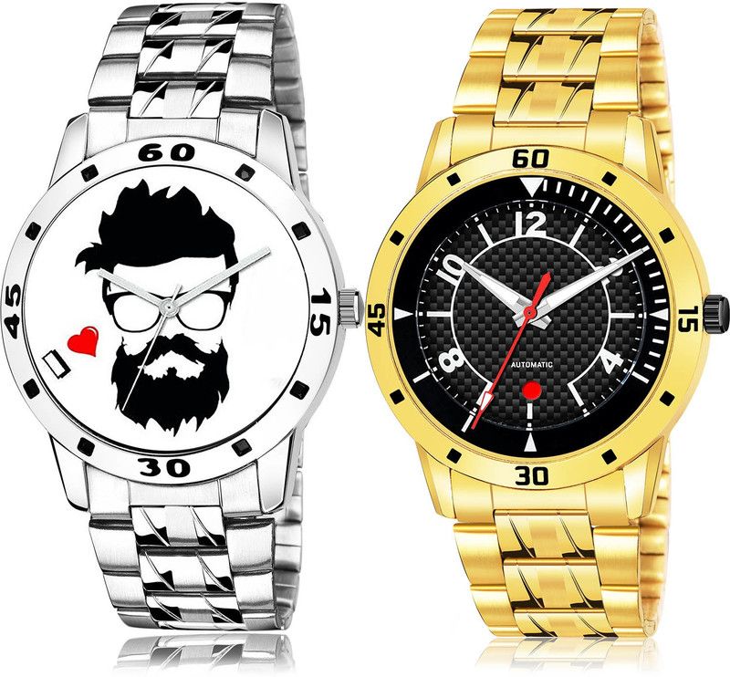 Analog Watch - For Men Best Chronograph 2 Watch Combo For Boys And Men - B823-(66-S-21)
