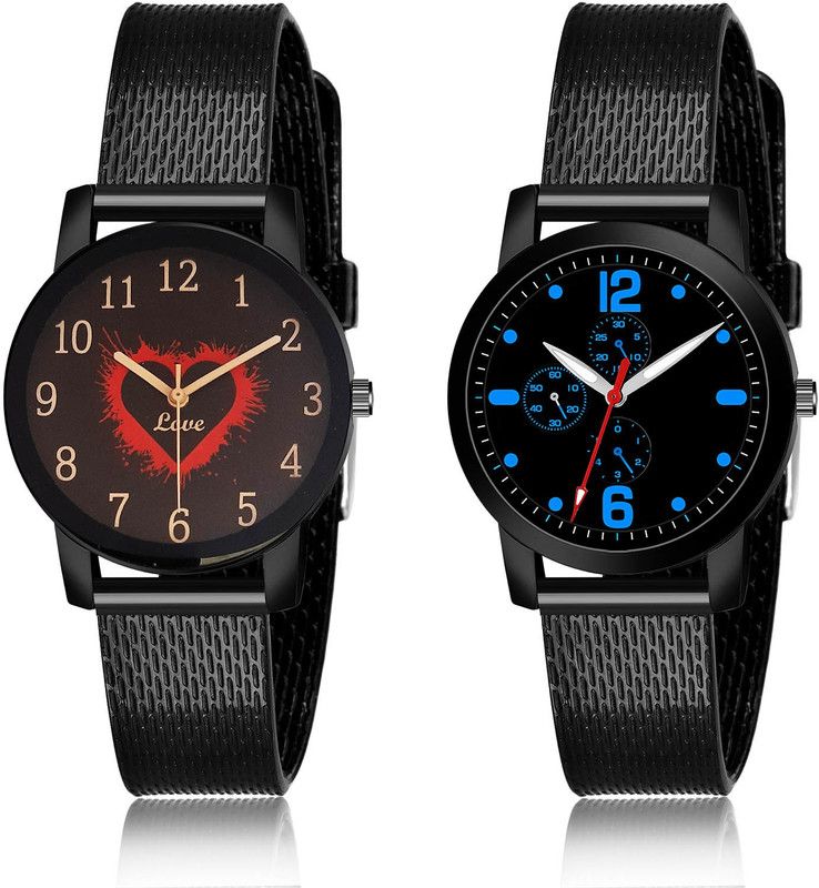 Analog Watch - For Women New Collegian 2 Watch Combo For Women And Girls - G532-(68-L-10)