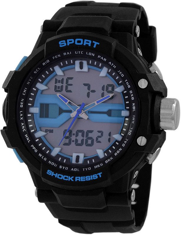 Anadigi Analog-Digital Watch - For Men E-37091PPAN
