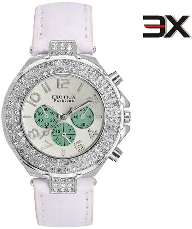 New Series Smart Analog Watch - For Women EFN-07-White-Light Green-New