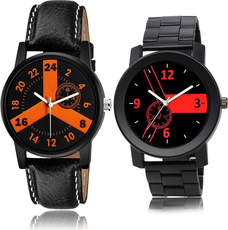 Analog Watch - For Men New Gift Chain Watch Watch - B865-B690 (Combo Of 2 )