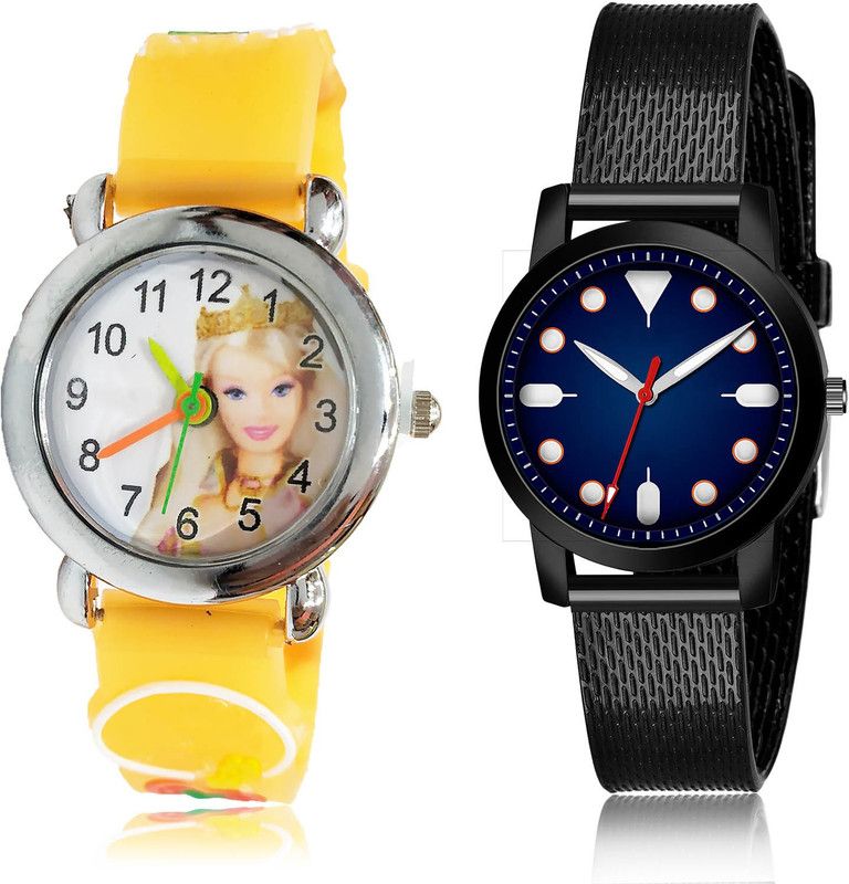 Analog Watch - For Girls Contemporary Chronograph 2 Watch Combo For Women And Girls - GC48-(65-L-10)