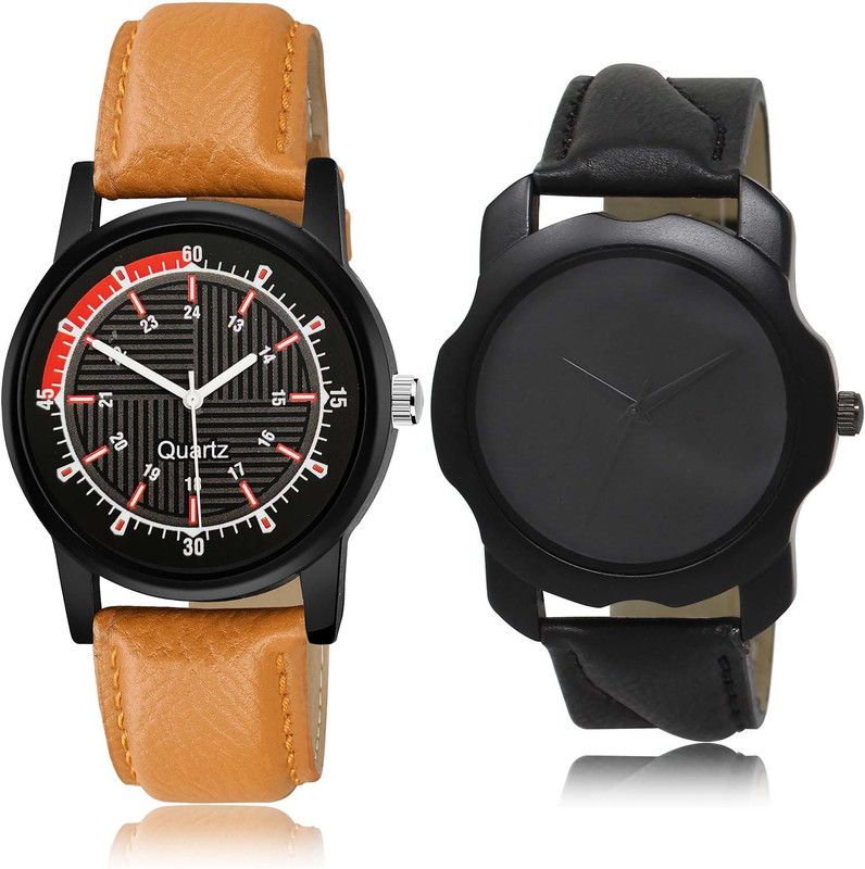 combo watch Analog Watch - For Men & Women Classical Quartz Sports 2 Watch Combo For Boys And Men - BRA30-BL46.22