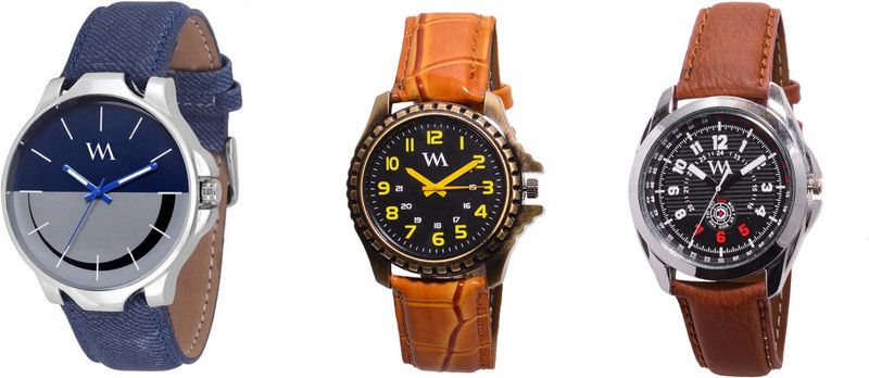 Unique Designer Stylish Analog Watch - For Men AWC-006-AWC-012-AWC-014