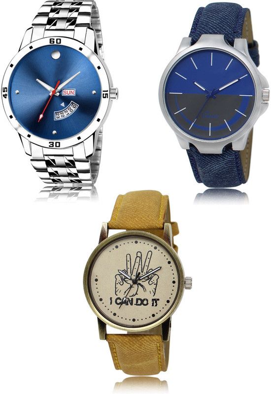 New latest Designer Combo of 3 Analog Watch - For Men LR105-LR24-LR30