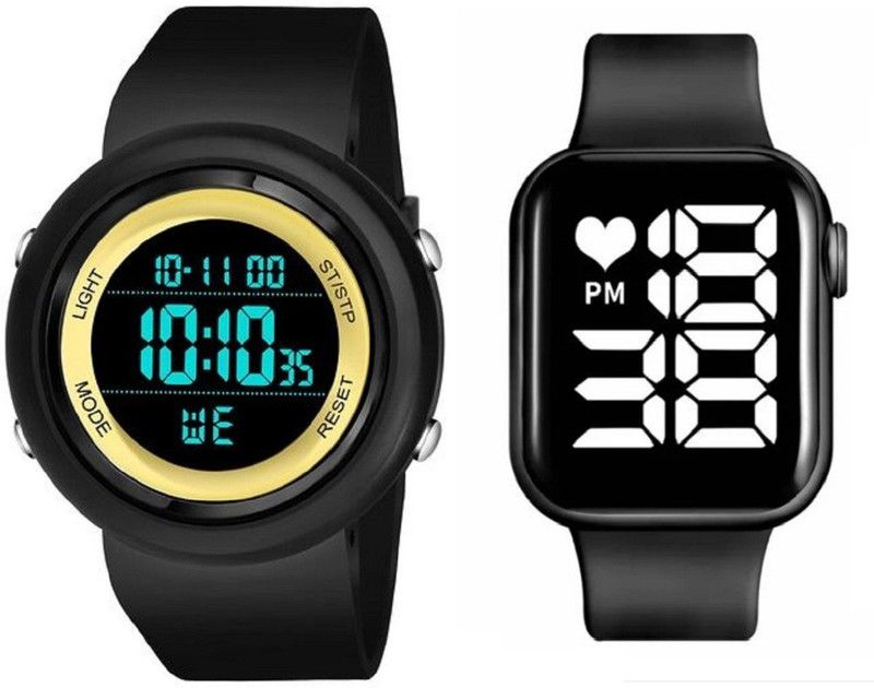 Digital Watch - For Boys & Girls ADDI YL & S BK BAND