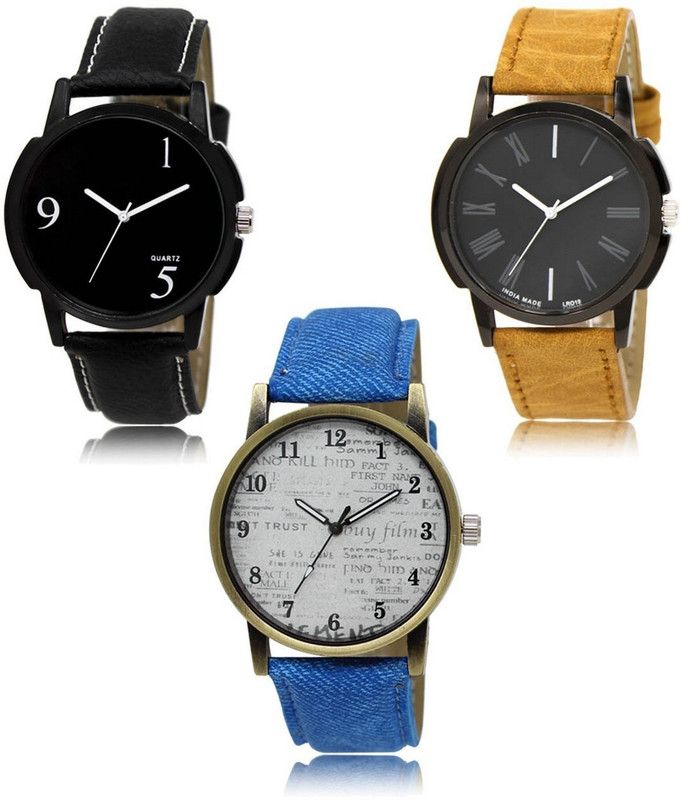 New latest Designer Combo of 3 Analog Watch - For Men LR-06-19-28