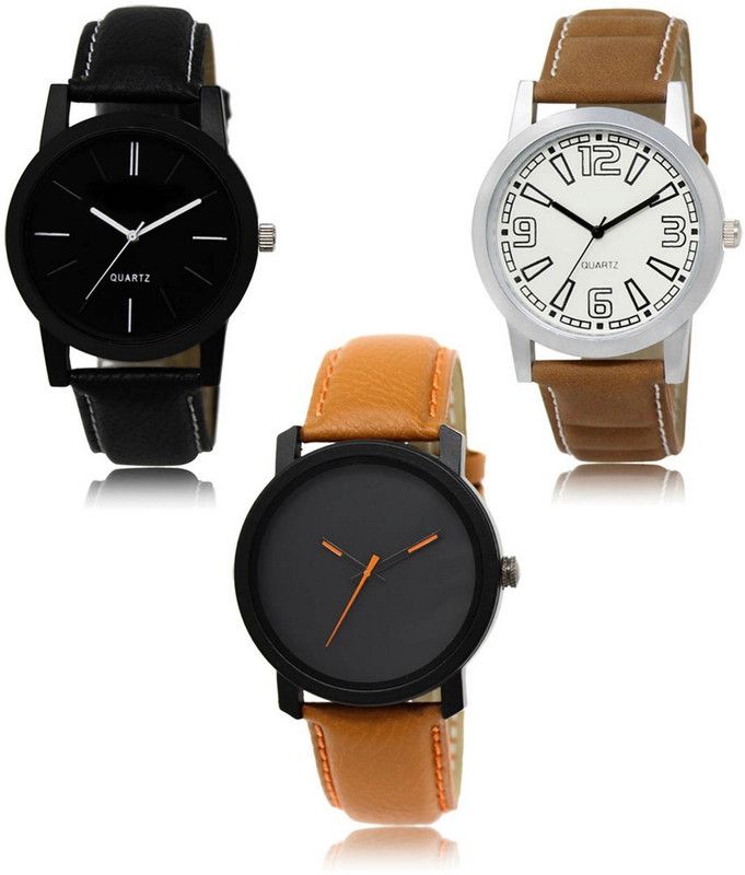 New latest Designer Combo of 3 Analog Watch - For Men -05-15-20