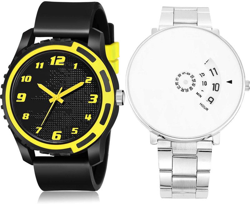 combo watch Analog Watch - For Men Latest Party Wedding Sports And Chain Combo Watch For Boys And Men - BM112-B82