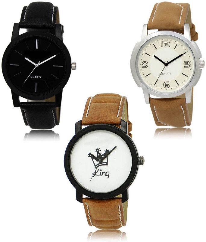 New latest Designer Combo of 3 Analog Watch - For Men LR-05-16-18