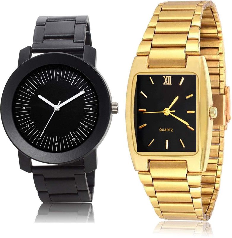 Analog Watch - For Boys Treading Rich Chain Combo Watch For Boys And Men - BO54-BRM3