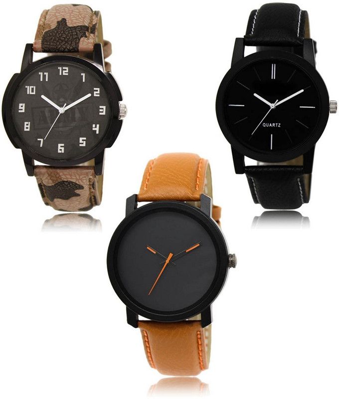 New latest Designer Combo of 3 Analog Watch - For Men LR-03-05-20