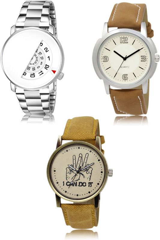 New latest Designer Combo of 3 Analog Watch - For Men 106-16-30
