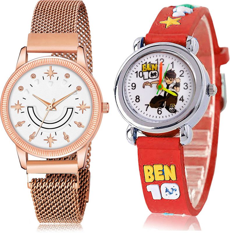 Analog Watch - For Girls Best Formal 2 Watch Combo For Women And Girls - GW70-GC119
