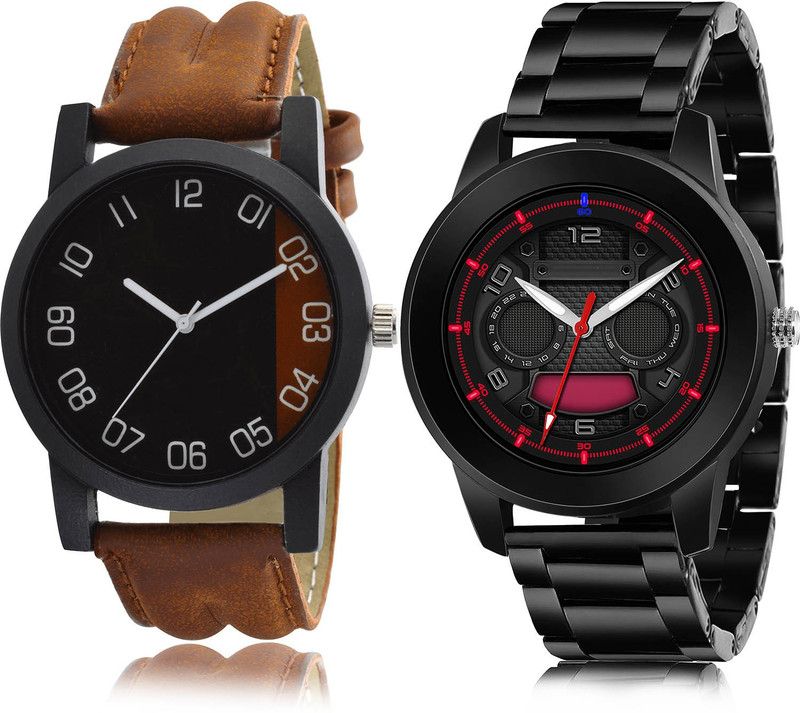 Analog Watch - For Men Best Analogue 2 Watch Combo For Boys And Men - B36-(59-S-20)