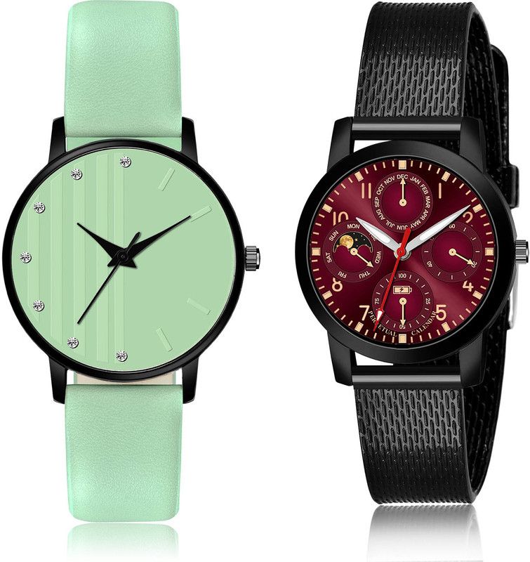 Analog Watch - For Women Brand New Technology 2 Watch Combo For Women And Girls - GM321-(12-L-10)