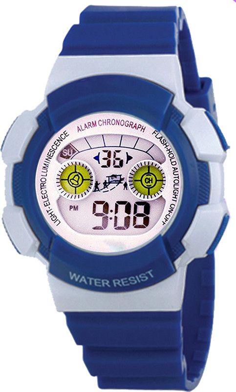M@ingrui Series Digital Watch - For Boys & Girls MR8540BBLUE