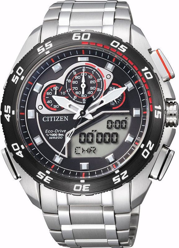 Eco-Drive Analog-Digital Watch - For Men JW0126-58E