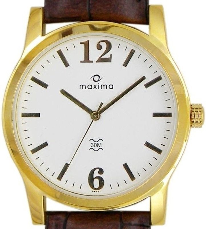 Gold Analog Watch - For Men 24861LMGY