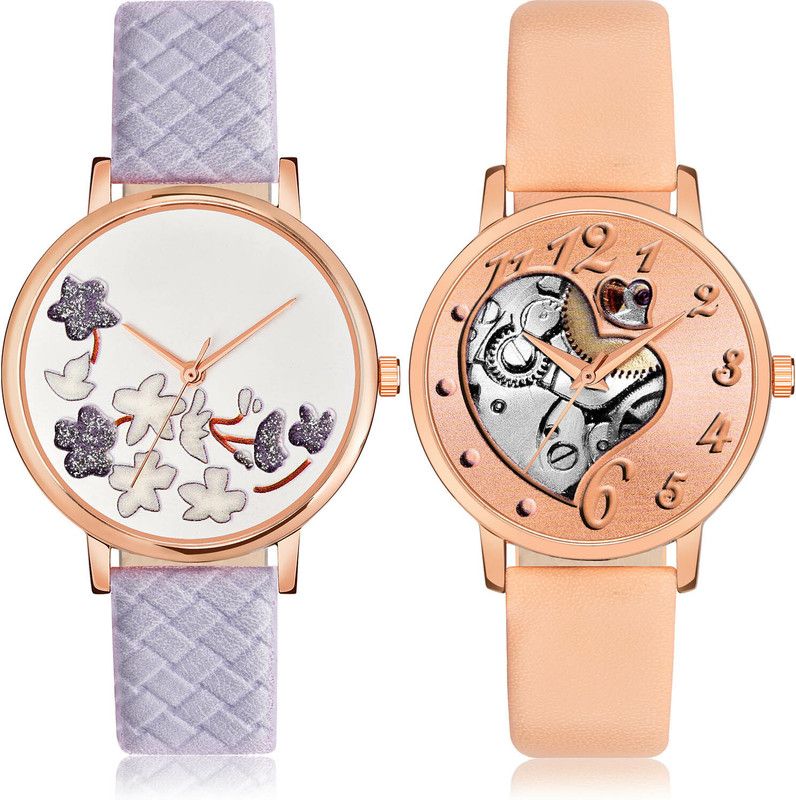 Analog Watch - For Women New Wrist 2 Watch Combo For Women And Girls - GM502-GM374