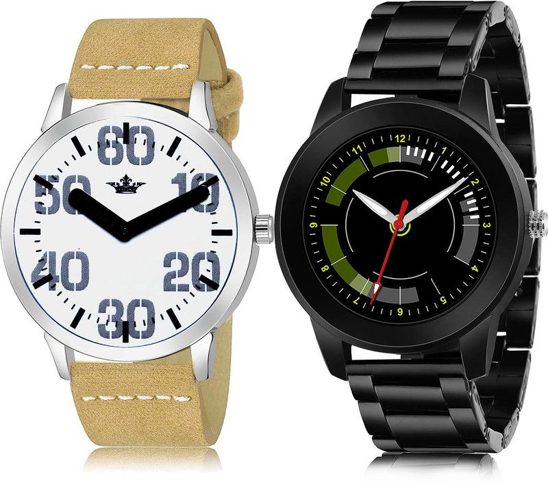 Analog Watch - For Men Best Rich 2 Watch Combo For Boys And Men - BL46.62-(43-S-20)
