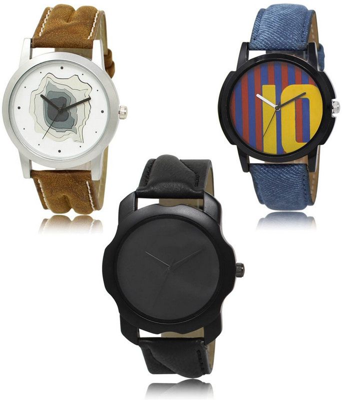 New latest Designer Combo of 3 Analog Watch - For Men LR-09-10-22
