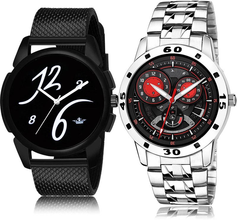 Analog Watch - For Men Contemporary Luxury 2 Watch Combo For Boys And Men - BL46.61-(37-S-19)