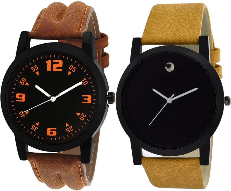 combo watch Analog Watch - For Girls Treading Exclusive Analogue Brown Color Boys And Men Watch - B15-B59 (Combo Of 2 )