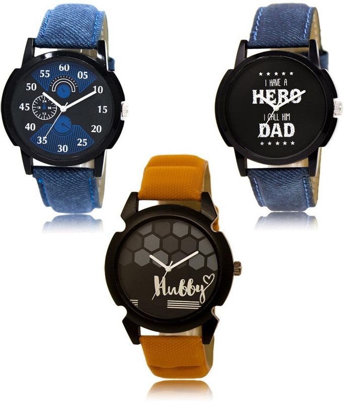 New latest Designer Combo of 3 Analog Watch - For Men LR-02-07-32