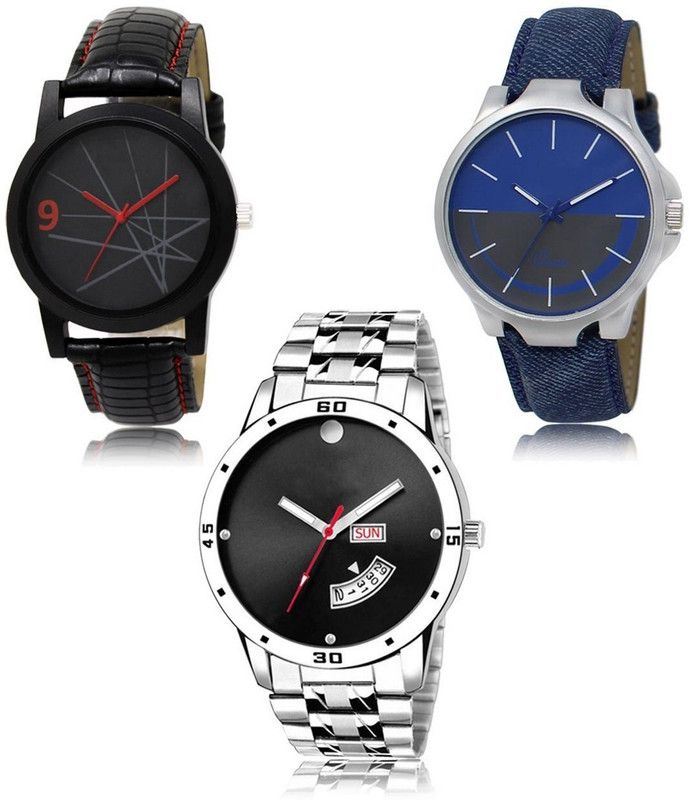 New latest Designer Combo of 3 Analog Watch - For Men LR-08-24-104