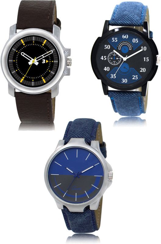 New latest Designer Combo of 3 Analog Watch - For Men 44-02-24