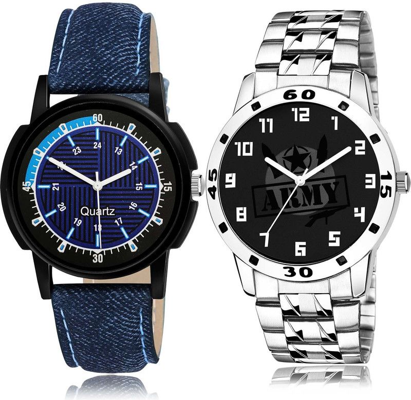 combo watch Analog Watch - For Boys Classical Gift Sports And Chain Watch 2 Watch Combo For Boys And Men - BRA34-B992
