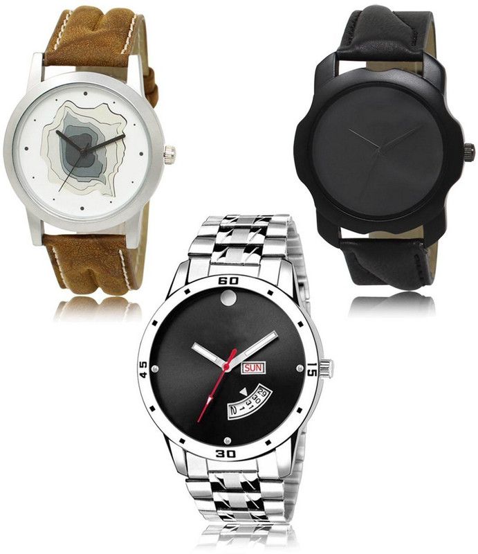 New latest Designer Combo of 3 Analog Watch - For Men LR-09-22-104