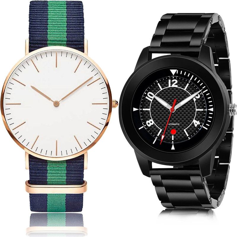 Analog Watch - For Men Modern Formal 2 Watch Combo For Boys And Men - BC4-(66-S-20)