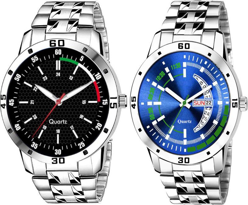Stainless steel strap watch for boys ideal watch for boys casual watch for boys round dial watch for boys Combo watch For Boys Analog Watch - For Boys STL-1211