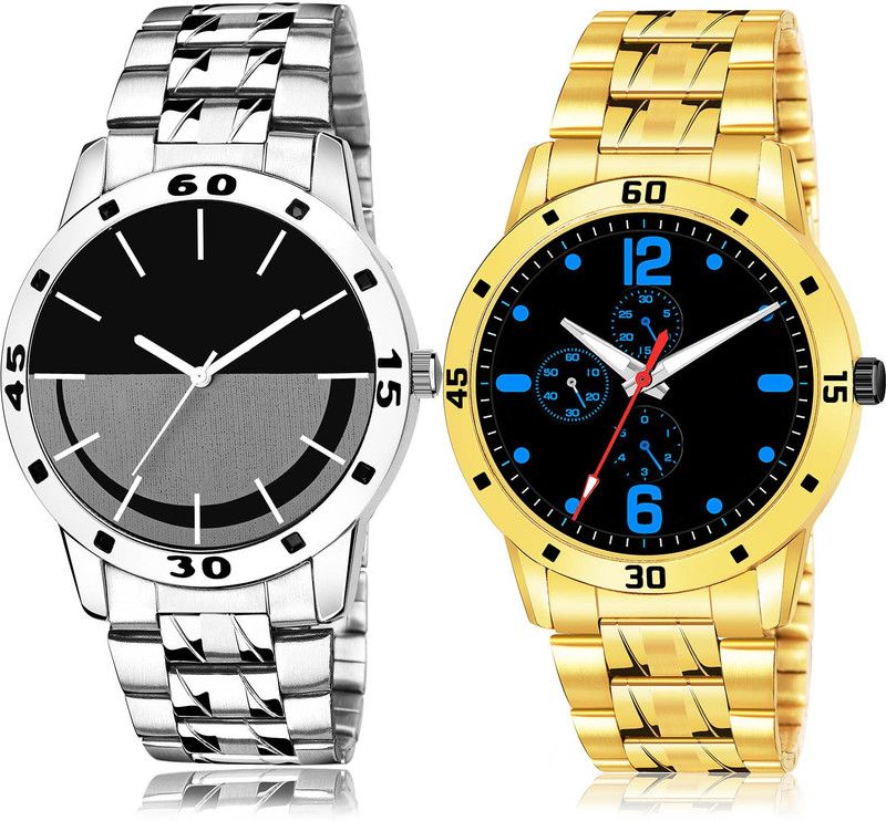 Analog Watch - For Men Classical Model 2 Watch Combo For Boys And Men - B966-(68-S-21)