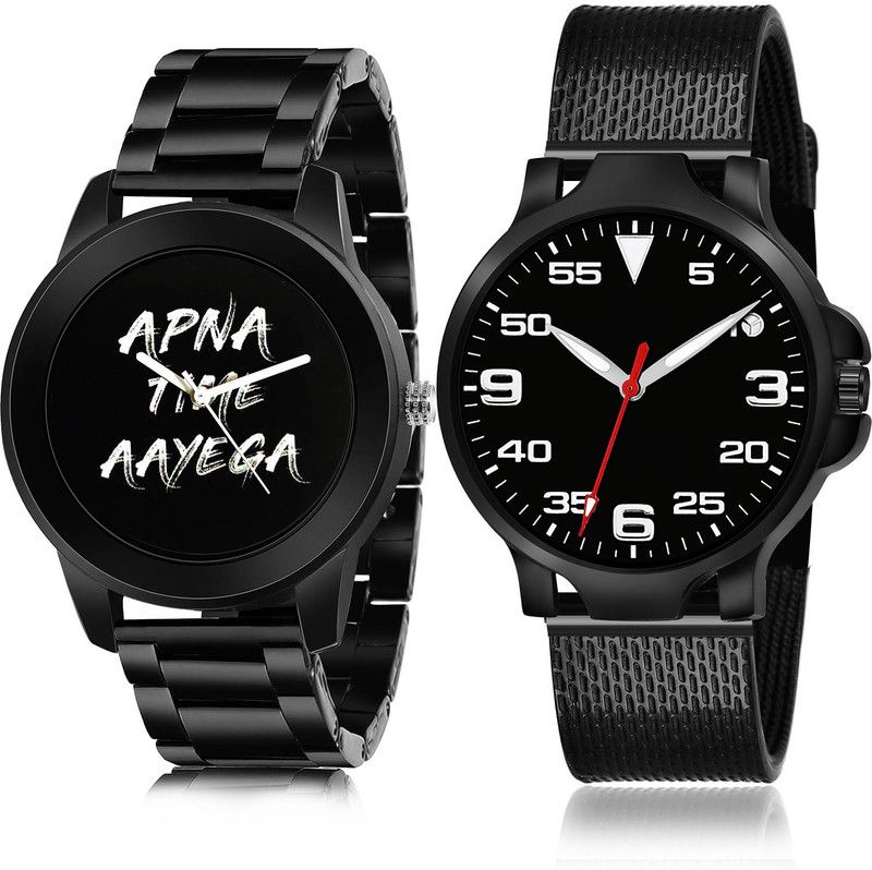 Analog Watch - For Men Brand New Royal 2 Watch Combo For Boys And Men - B415-(75-S-10)