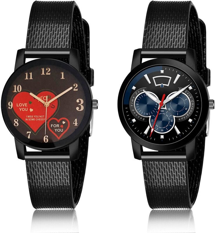 Analog Watch - For Women Modern Chronograph 2 Watch Combo For Women And Girls - G522-(61-L-10)