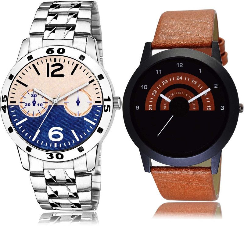 combo watch Analog Watch - For Men & Women Brand New Party Wedding Chain Watch And Speedometer Watch - B800-B46 (Combo Of 2 )