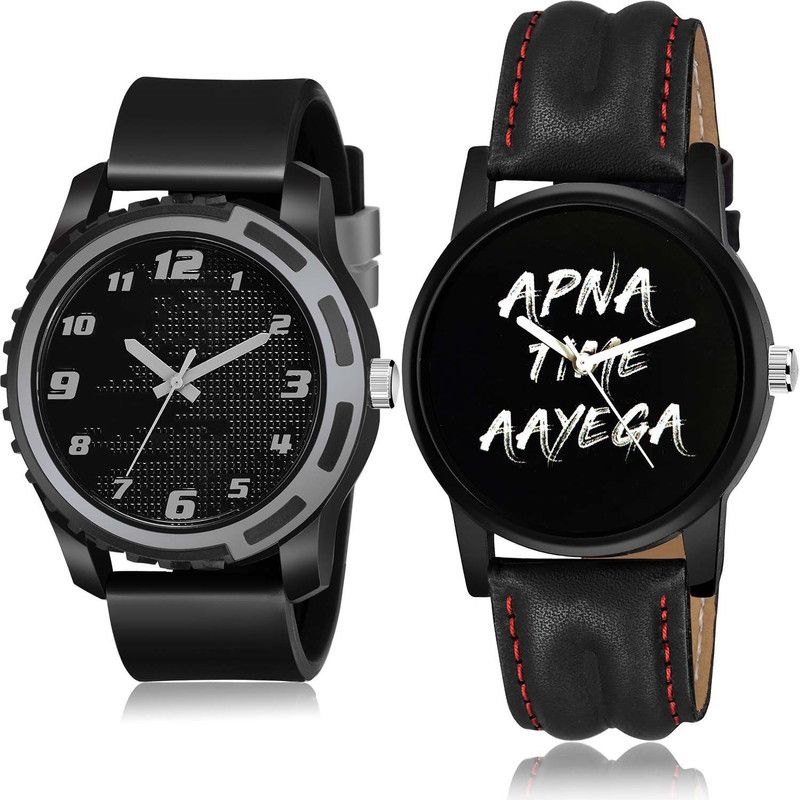 combo watch Analog Watch - For Boys Classical Quartz Sports And Apna Time Aayega Combo Watch For Boys And Men - BM111-B403