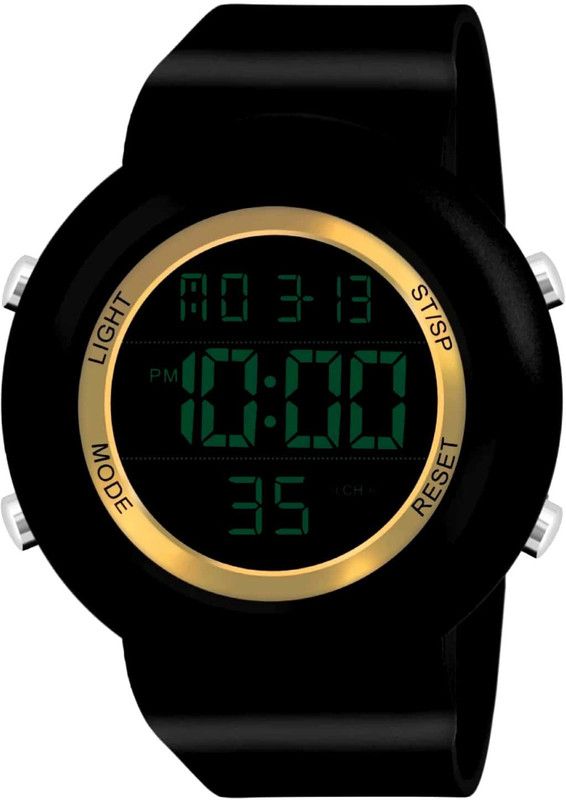 New Sports Multifunctional Gold Dial Waterproof Digital Watch- For Boys and Girl Digital Watch - For Boys & Girls