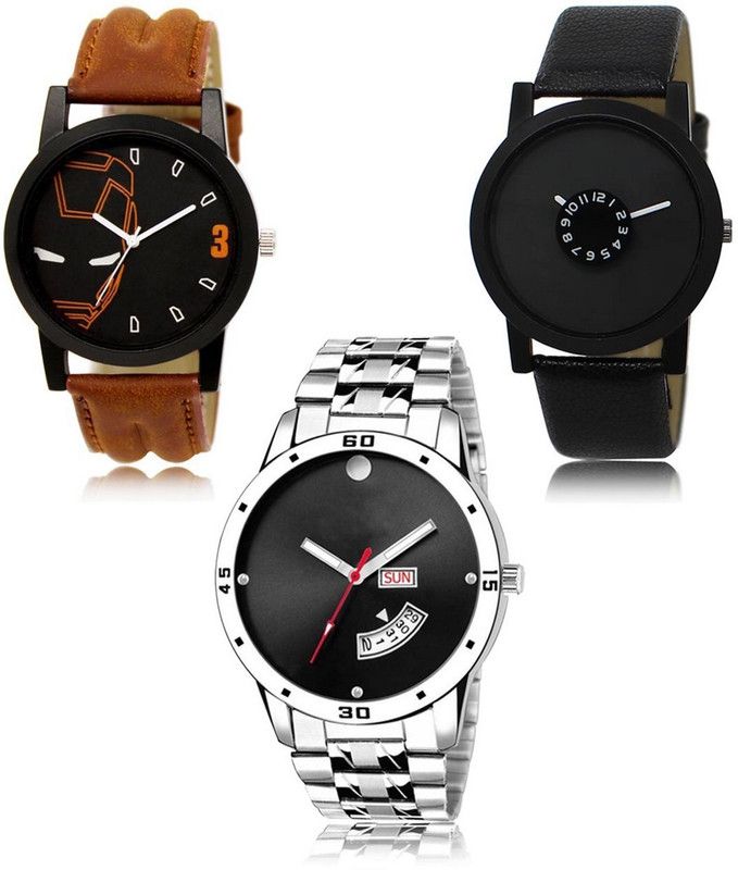 New latest Designer Combo of 3 Analog Watch - For Men LR-04-25-104